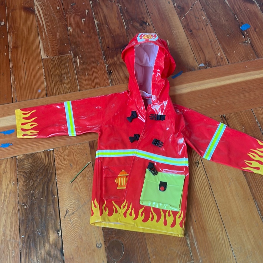 Fireman rain jacket